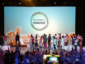 premier rassemblement mondial en présentiel de The Economy of Francesco, tenu à Assise en 2022