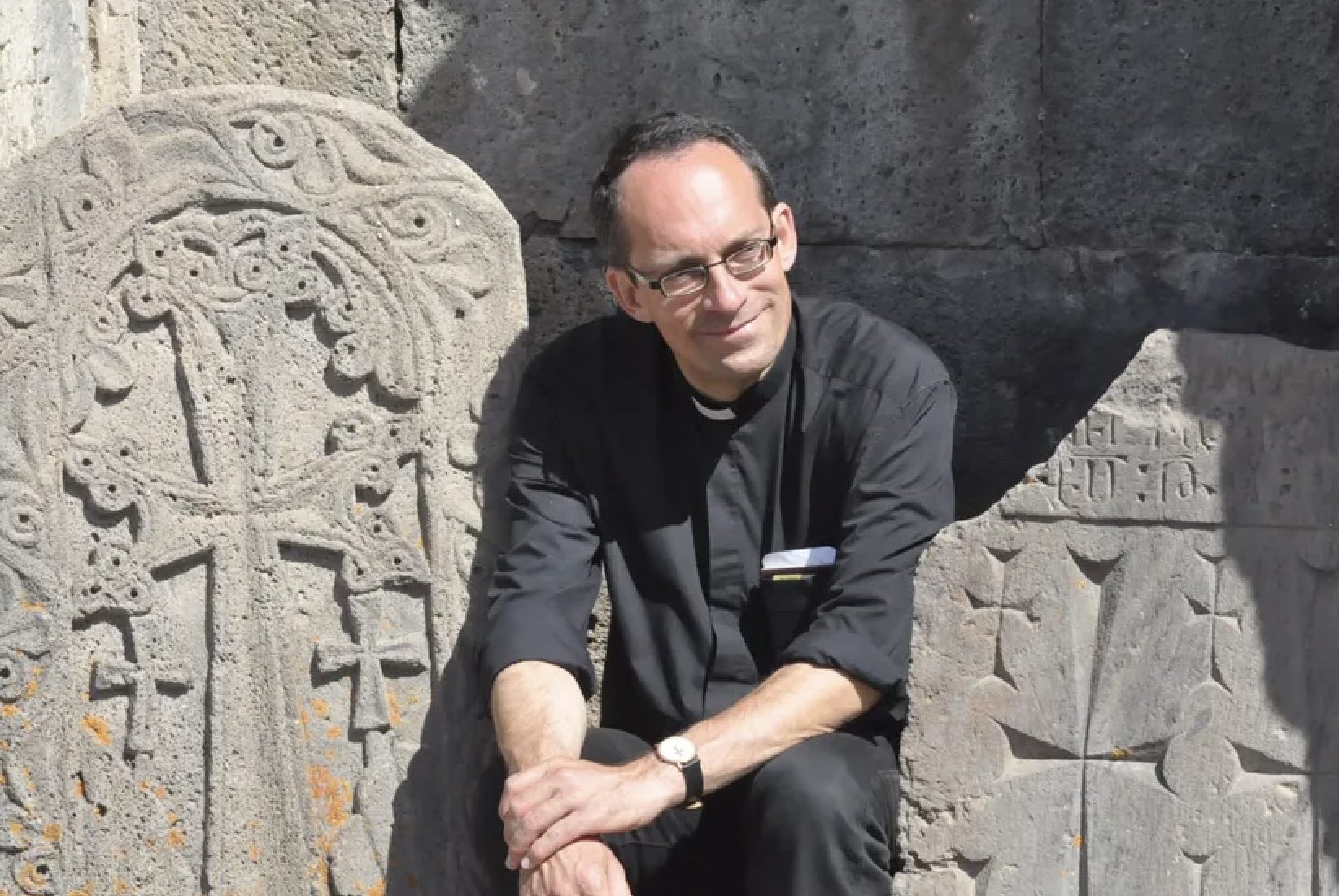 P. Alain Moster en mission à l'ambassade de France près le Saint-Siège © Diocèse de Strasbourg 