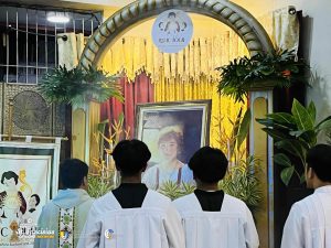 Les reliques de saint Tarcisius accueillies à Quezon City, au nord-est de Manille © facebook.com/sjtpmoas