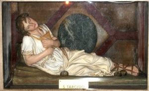 Tarcisius, le saint acolyte, modèle pour les servants d'autel © relics.es