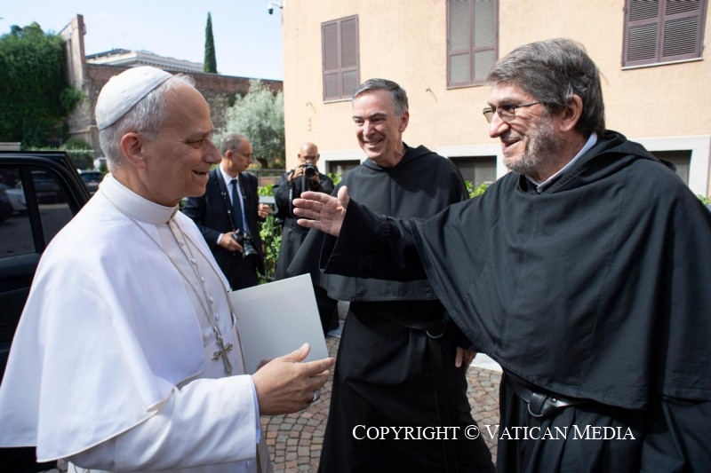 Discours du Saint-Père au Chapitre général des Augustins, 15 septembre 2025 © Vatican Media