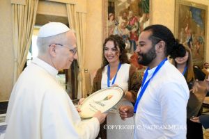 Discours du pape Léon XIV au Conseil des Jeunes de la Méditerranée, 5 septembre 2025 © Vatican Media