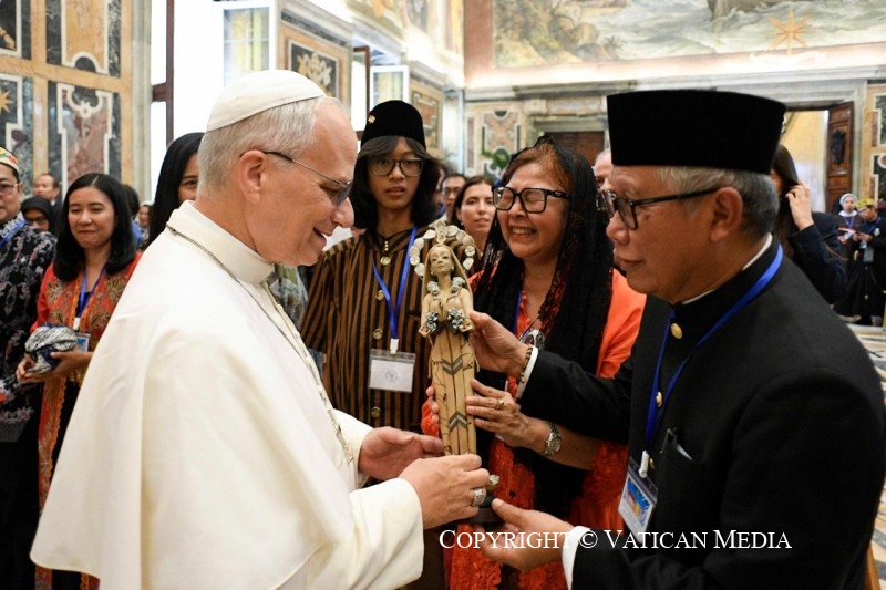 Discours du pape Léon XIV aux Indonésiens résidant à Rome, 22 septembre 2025 © Vatican Media