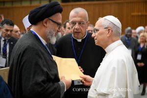 Le pape Léon XIV s’adresse à l’Académie Mariale, 6 septembre 2025 © Vatican Media 