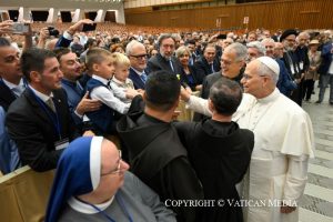 Le pape Léon XIV s’adresse à l’Académie Mariale, 6 septembre 2025 © Vatican Media 