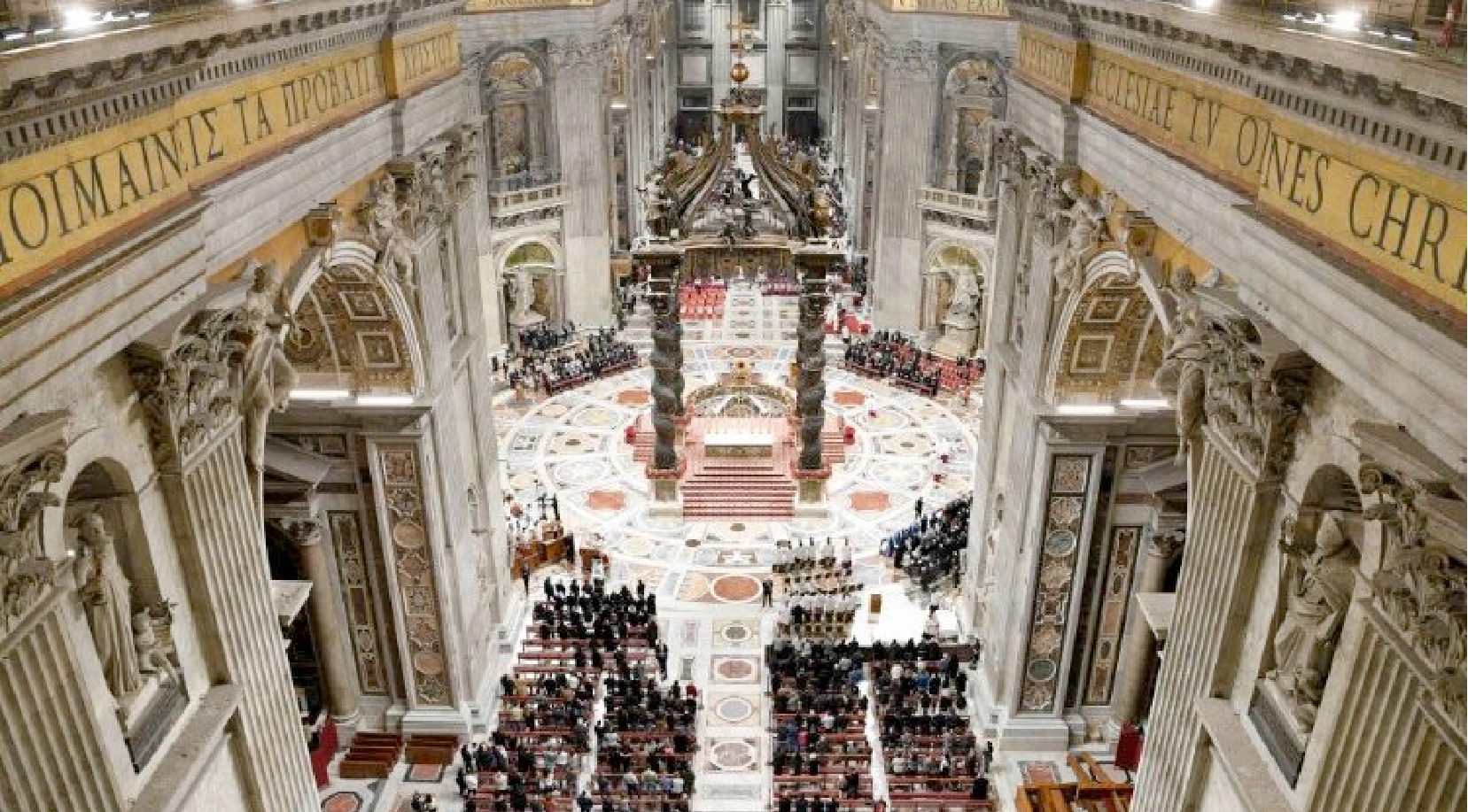 Intérieur de la basilique Saint-Pierre © Vatican Media
