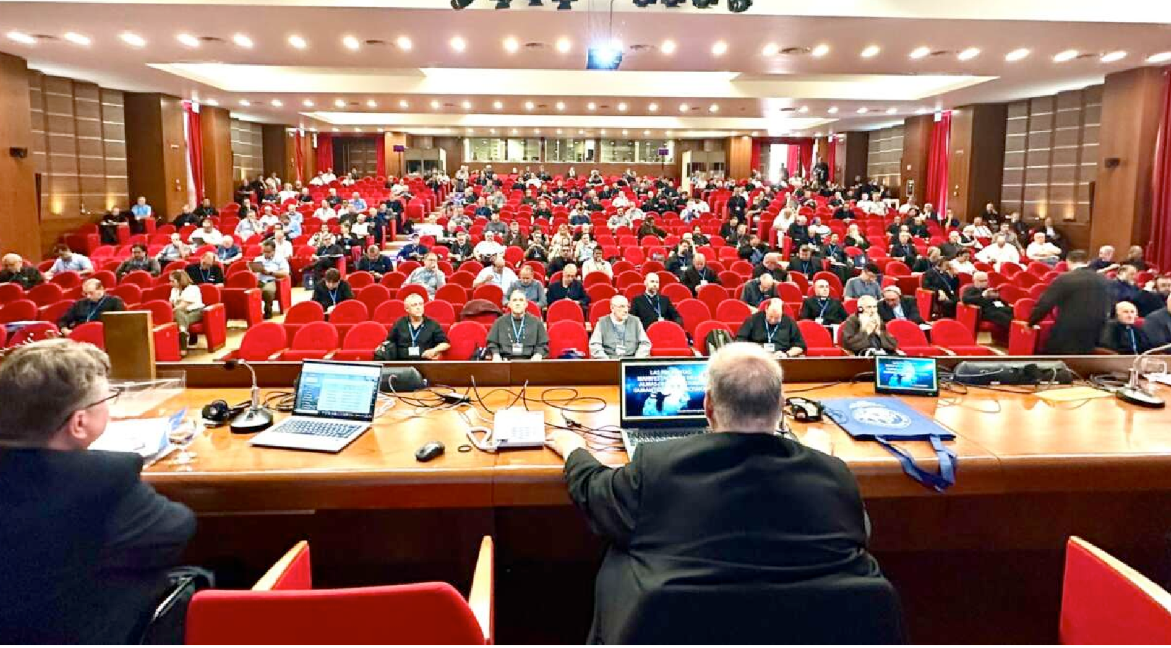 Ils se sont réunis à la maison spirituelle « Fraterna Domus » pour la 15e conférence internationale des exorcistes © Association internationale des exorcistes.