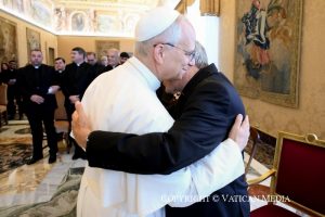 Discours du pape Léon XIV à la communauté du Collège pontifical portugais de Rome, 20 octobre 2025 © Vatican Media 