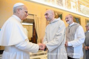 Discours du pape Léon XIV aux ermites italiens participant au Jubilé de la Vie consacrée, 11 octobre 2025 © Vatican Media