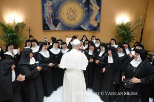 Discours du Pape Léon XIV aux Sœurs Augustines Récollettes du Mexique, 15 octobre 2025 © Vatican Media