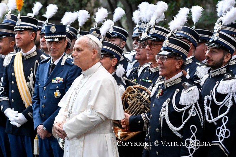 Homélie du pape Léon XIV lors de la messe pour la gendarmerie vaticane, 5 octobre 2025 © Vatican Media