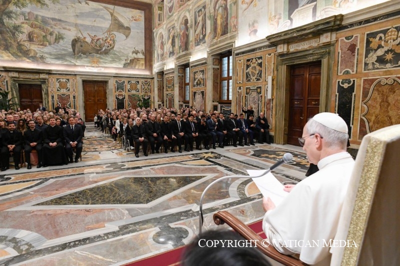 Discours du Pape Léon XIV aux participants au pèlerinage jubilaire d'Estonie, 24 octobre 2025 © Vatican Media