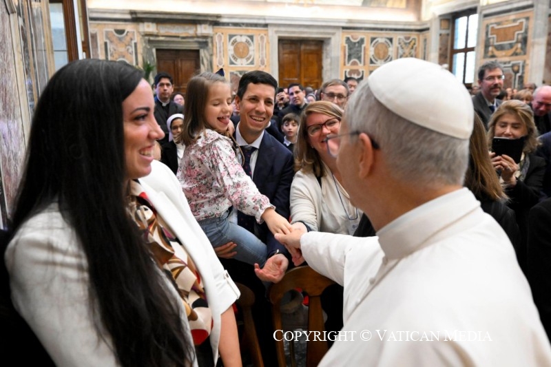 Discours du Saint-Père Léon XIV aux professeurs et étudiants de l’Institut Pontifical Théologique Jean-Paul II pour les sciences du mariage et de la famille, 24 octobre 2025 © Vatican Media