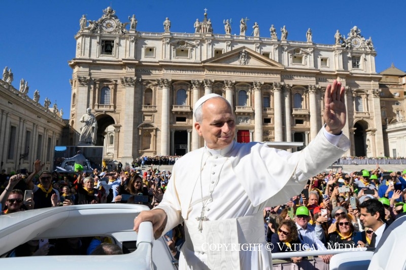 Discours du Saint-Père aux pèlerins des diocèses de Toscane et d’autres régions, 11 octobre 2025 © Vatican Media