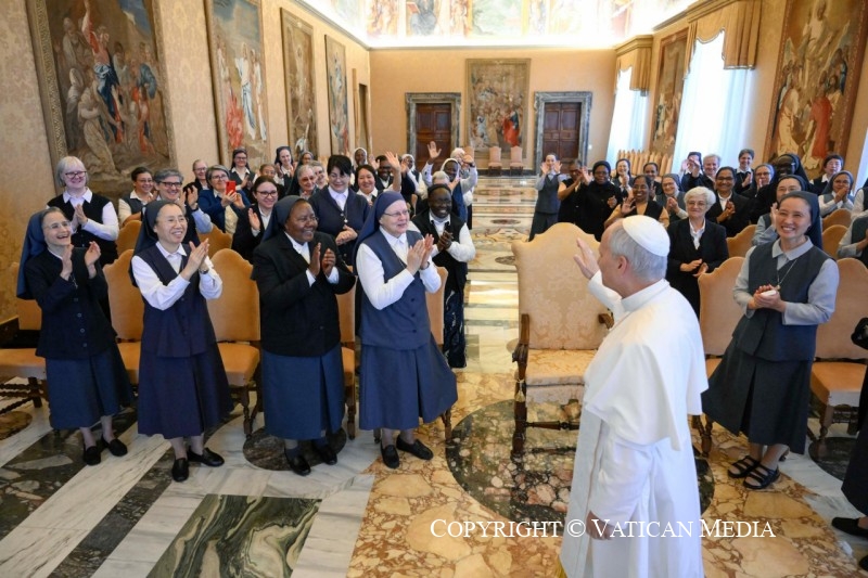 Discours du Saint-Père aux participantes au XIIe Chapitre général des Filles de Saint-Paul, 2 octobre 2025 © Vatican Media