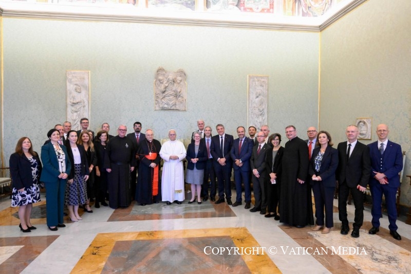 Discours du pape Léon XIV à la délégation de la Fondation Aide à l'Église en détresse, 10 octobre 2025 © Vatican Media