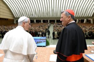 Le pape et le cardinal Mario Grech, secrétaire général du Synode des évêques © Vatican Media
