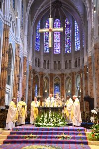 Messe de l'Assomption et clôture du Jubilé des 1000 ans de la crypte de la cathédrale, 15 août 2025 © facebook.com/chartres.cathedralenotredame