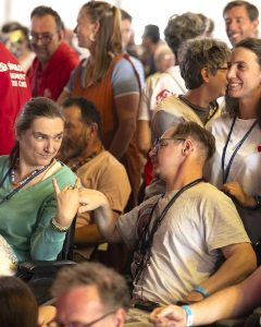 "Avoir lieux de parole est important pour les familles qui peuvent déposer leurs fardeaux" © Anne van Merris