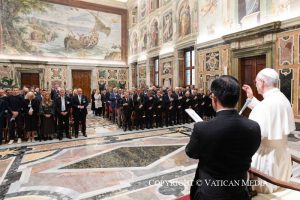 Discours du pape Léon XIV aux participants à la Conférence de l'Association MINDS International, 9 octobre 2025 © Vatican Media 