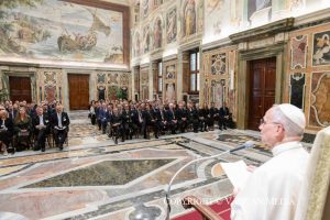 Discours du pape Léon XIV aux participants à la Conférence de l'Association MINDS International, 9 octobre 2025 © Vatican Media