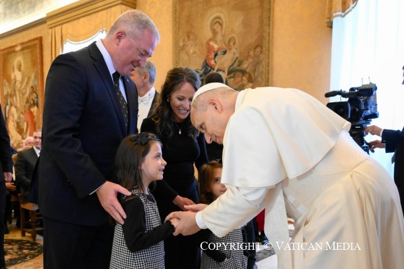 Rencontre du Saint-Père avec les Chevaliers de Colomb, 6 octobre 2025 © Vatican Media