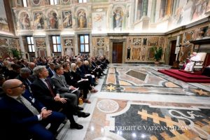 Discours du pape Léon XIV aux participants à la Conférence de l'Association MINDS International, 9 octobre 2025 © Vatican Media 