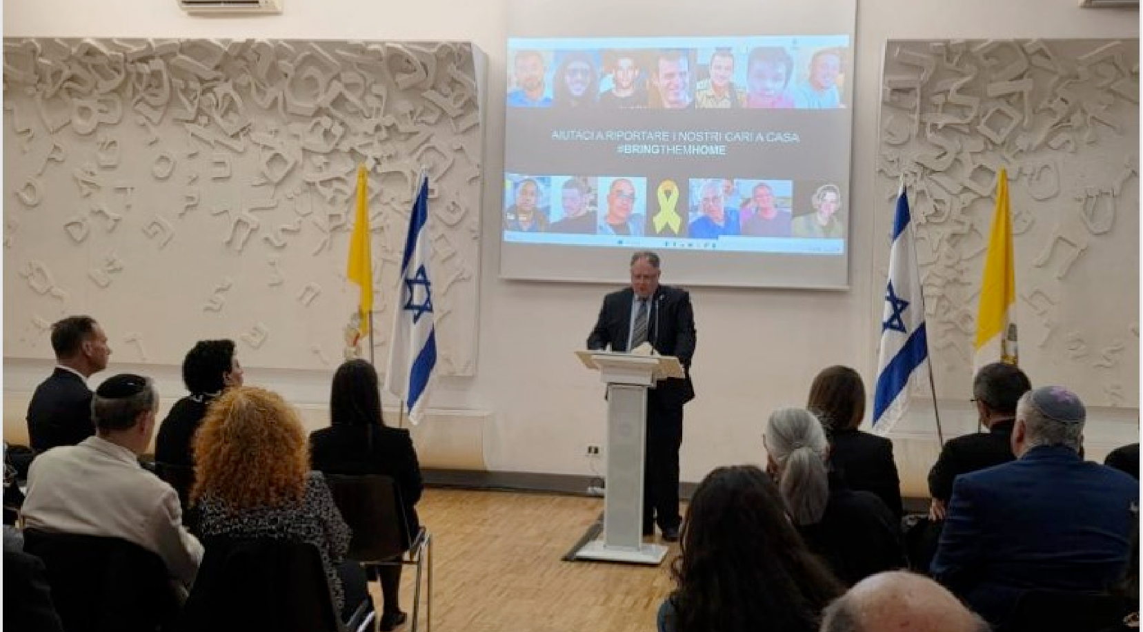 Ambassadeur d’Israël auprès du Saint-Siège, Yaron Sideman © Tra Celo E Terra