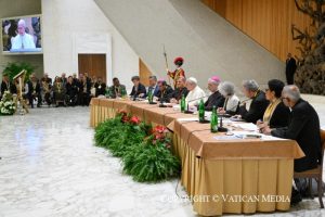 Discours du Saint-Père Léon XIV aux participants au Jubilé des équipes synodales et des organismes de participation, 24 octobre 2025 © VATICAN MEDIA
