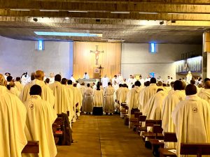 Messe en présence de 300 prêtres et 13 évêques, 17 octobre 2025 © Anne van Merris 