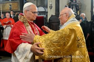 Discours du Saint-Père à la fin de la Divine Liturgie en l’église patriarcale Saint-Georges (Istanbul), 30 novembre 2025 © Vatican Media
