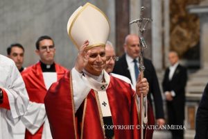 Homélie du Saint-Père lors de la messe en suffrage du défunt Souverain Pontife François et des cardinaux et évêques défunts au cours de l’année, 3 novembre 2025 © Vatican Media