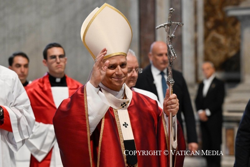Homélie du Saint-Père lors de la messe en suffrage du défunt Souverain Pontife François et des cardinaux et évêques défunts au cours de l’année, 3 novembre 2025 © Vatican Media