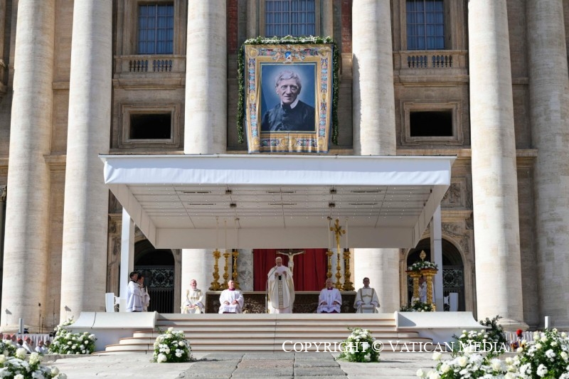 Homélie du Saint-Père lors de la messe et proclamation de saint John Henry Newman comme Docteur de l'Église, 1er novembre 2025 © Vatican Media