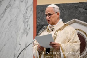 Homélie du pape Léon XIV prononcée lors de la messe célébrée pour le 125ᵉ anniversaire de la dédicace de l’église Saint-Anselme sur l’Aventin