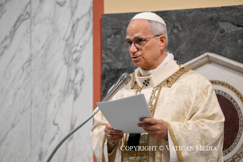 Homélie du pape Léon XIV prononcée lors de la messe célébrée pour le 125ᵉ anniversaire de la dédicace de l’église Saint-Anselme sur l’Aventin