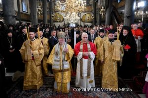 Divine liturgie en l’église patriarcale Saint-Georges (Istanbul), 30 novembre 2025 © Vatican Media