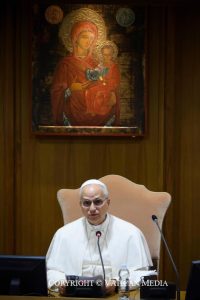 Discours du pape Léon XIV aux participants à la Rencontre promue par l'Union des Supérieurs généraux, 26 novembre 2025 © Vatican Media