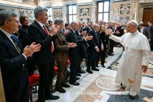 Discours du pape Léon XIV lors de la rencontre avec le monde du cinéma, 15 novembre 2025 © Vatican Media