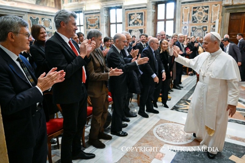 Discours du pape Léon XIV lors de la rencontre avec le monde du cinéma, 15 novembre 2025 © Vatican Media