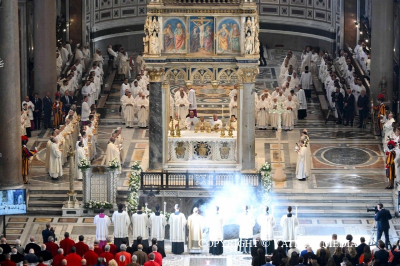 Homélie du Saint-Père lors de la messe de la Dédicace de la basilique du Latran © Vatican Media
