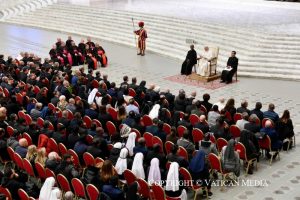 Discours du pape Léon XIV aux participants à la Conférence promue par le Dicastère des Causes des Saints, 13 novembre 2025 © Vatican Media