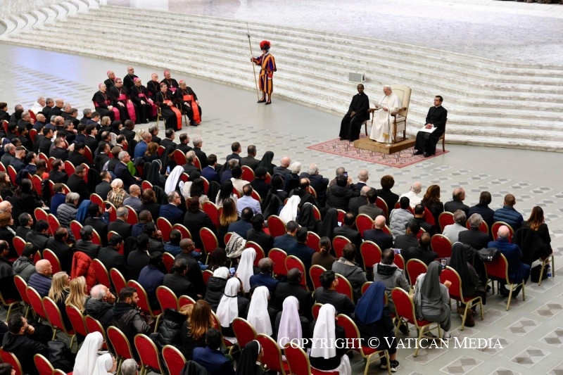 Discours du pape Léon XIV aux participants à la Conférence promue par le Dicastère des Causes des Saints, 13 novembre 2025 © Vatican Media
