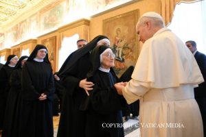 Discours du pape Léon XIV aux participants à la Rencontre de la Fédération des Monastères Augustiniens d'Italie, 13 novembre 2025 © Vatican Media