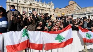 Devise du pape Léon XIV : « Dans l’unique Christ, nous sommes un » © Vatican Media