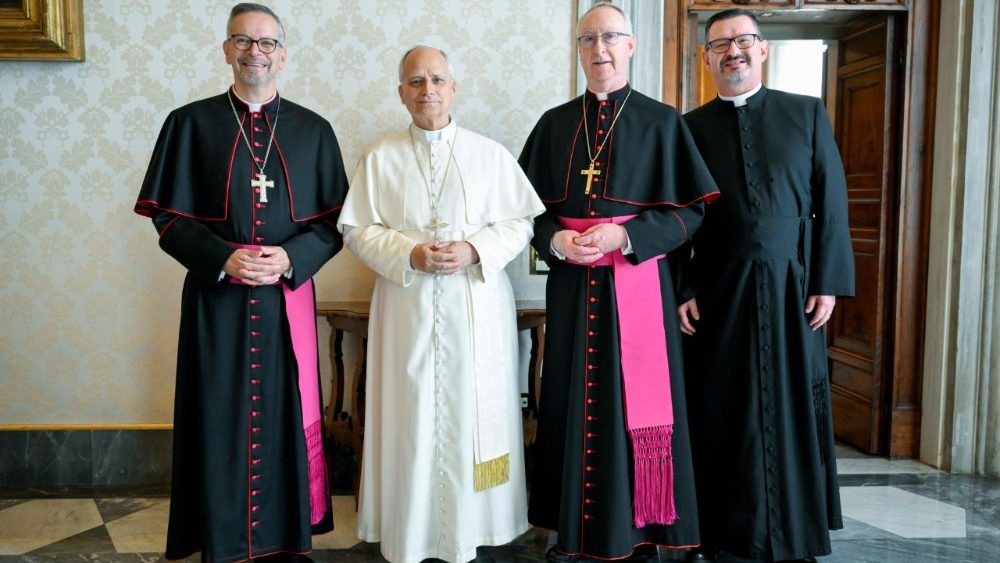 La délégation de la CEC © Vatican Media