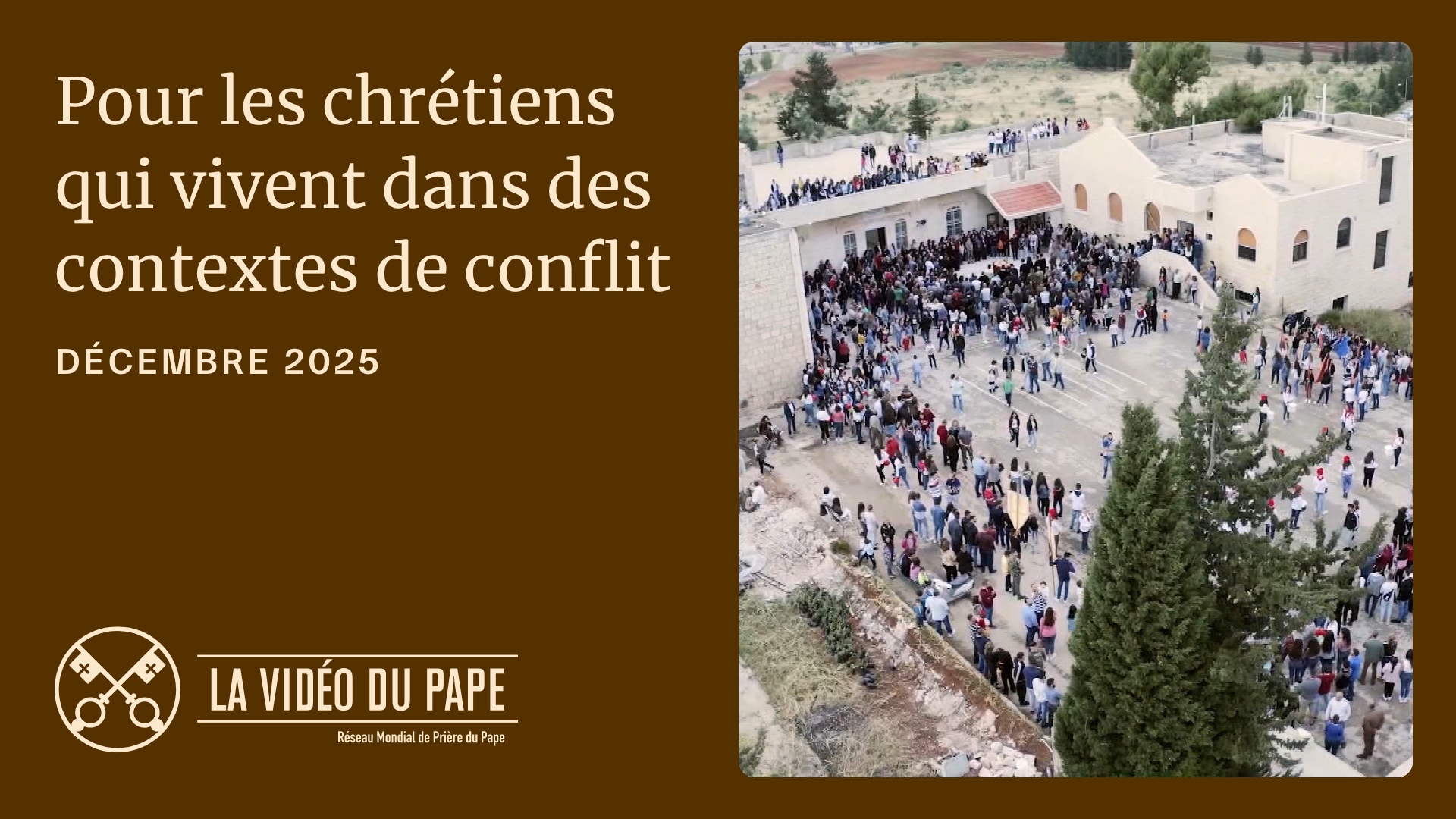 Intention de prière du pape Léon XIV pour le mois de décembre