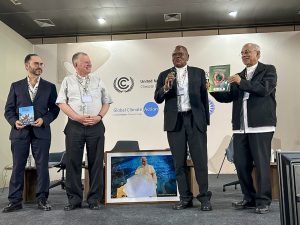 Les Églises d’Amérique latine (CELAM), d’Afrique (SCEAM), et d’Asie (FABC) ont pris la parole ce mois-ci au sein de l’enceinte onusienne de la COP 30 à Belém (ici les cardinaux Spengler, Brésil, Ambongo, RDC, et Ferrao, Inde).© Vatican News