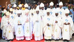 Ordination épiscopale de Mgr Eric Soviguidi, nouveau Nonce apostolique près le Burkina Faso et le Niger  © VaticanNews