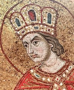 Le roi Salomon, mosaïque de l'anti baptistère, 14è siècle, Basilique Saint Marc, Venise. Photo: E. Pastore